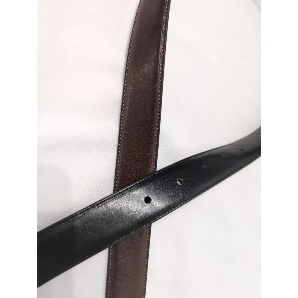 PERRY ELLIS MENS BELT REVERSIBLE  BROWN/BLACK Size 28 Y7DK 1
